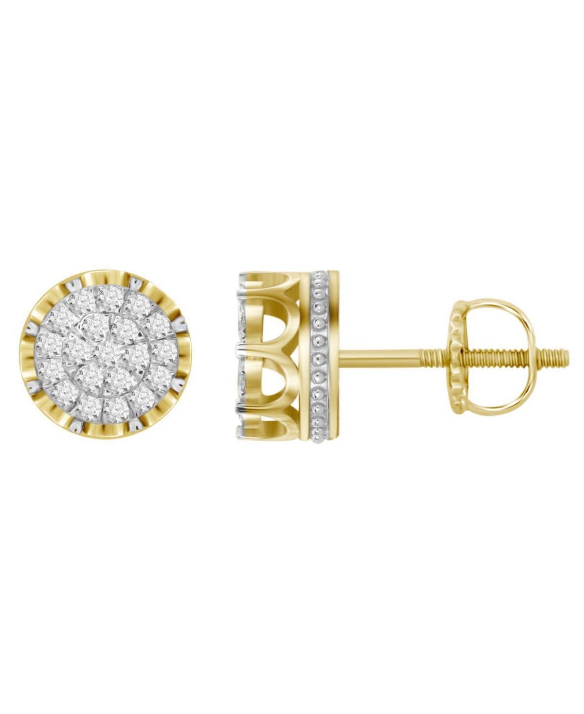 Mens Diamond (1 ct.t.w.) Earring Set in 10k Yellow Gold Product Image