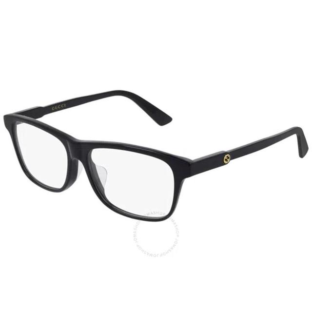 Demo Square Ladies Eyeglasses Gg0755oa 001 54 In Black Product Image