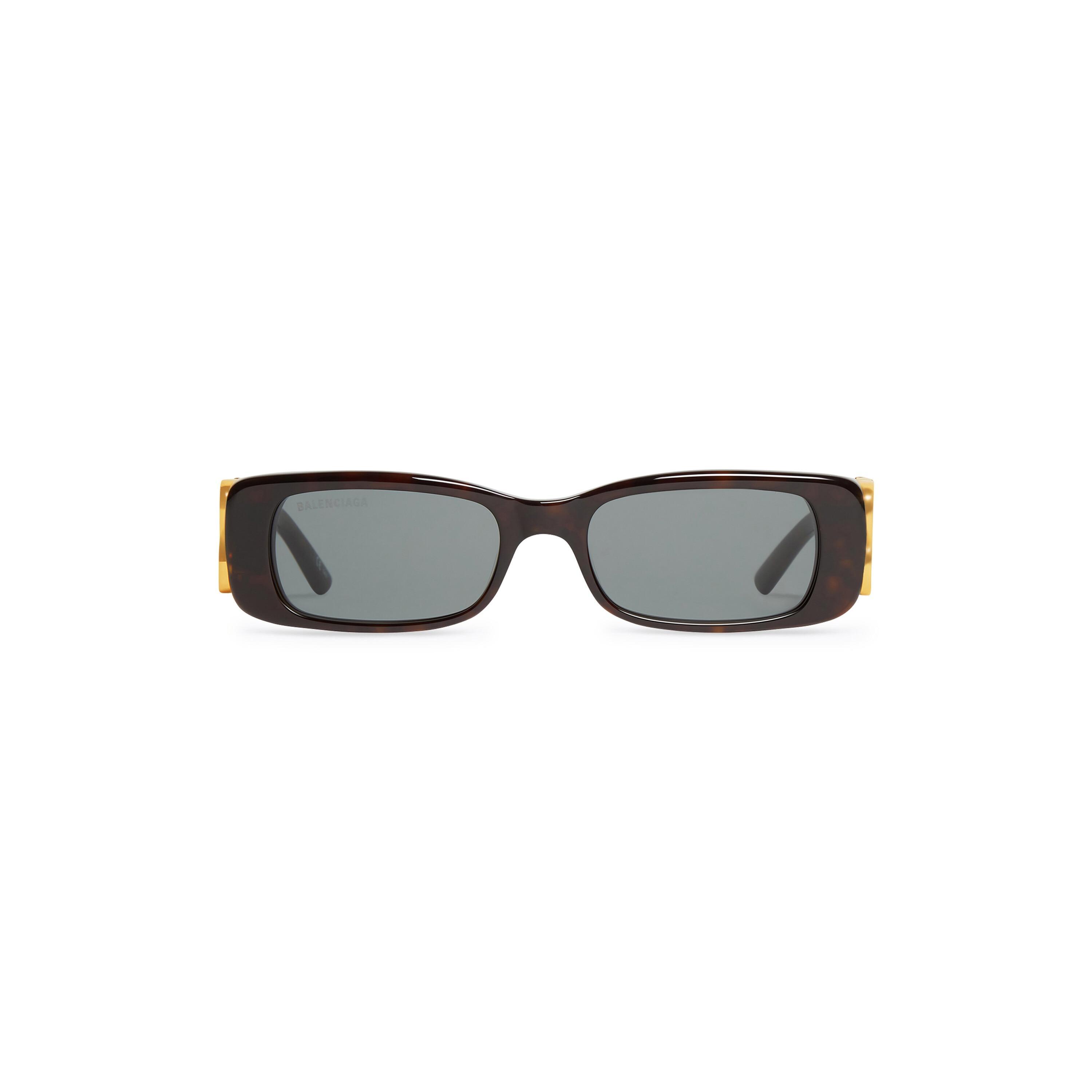 Women's Dynasty Rectangle Sunglasses in Brown Product Image