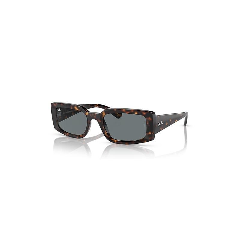 Ray-Ban Unisex Kiliane RB4395 54mm Havana Rectangle Sunglasses Product Image