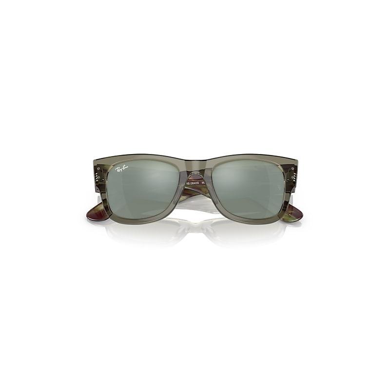 Ray-Ban Mega Wayfarer Sunglasses Frame Silver Lenses Product Image