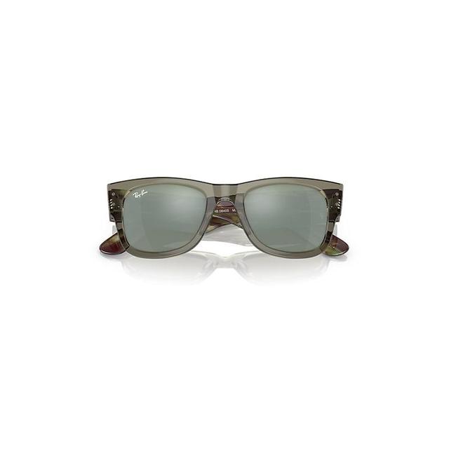 Ray-Ban MEGA WAYFARER Sunglasses frame Green lenses Product Image