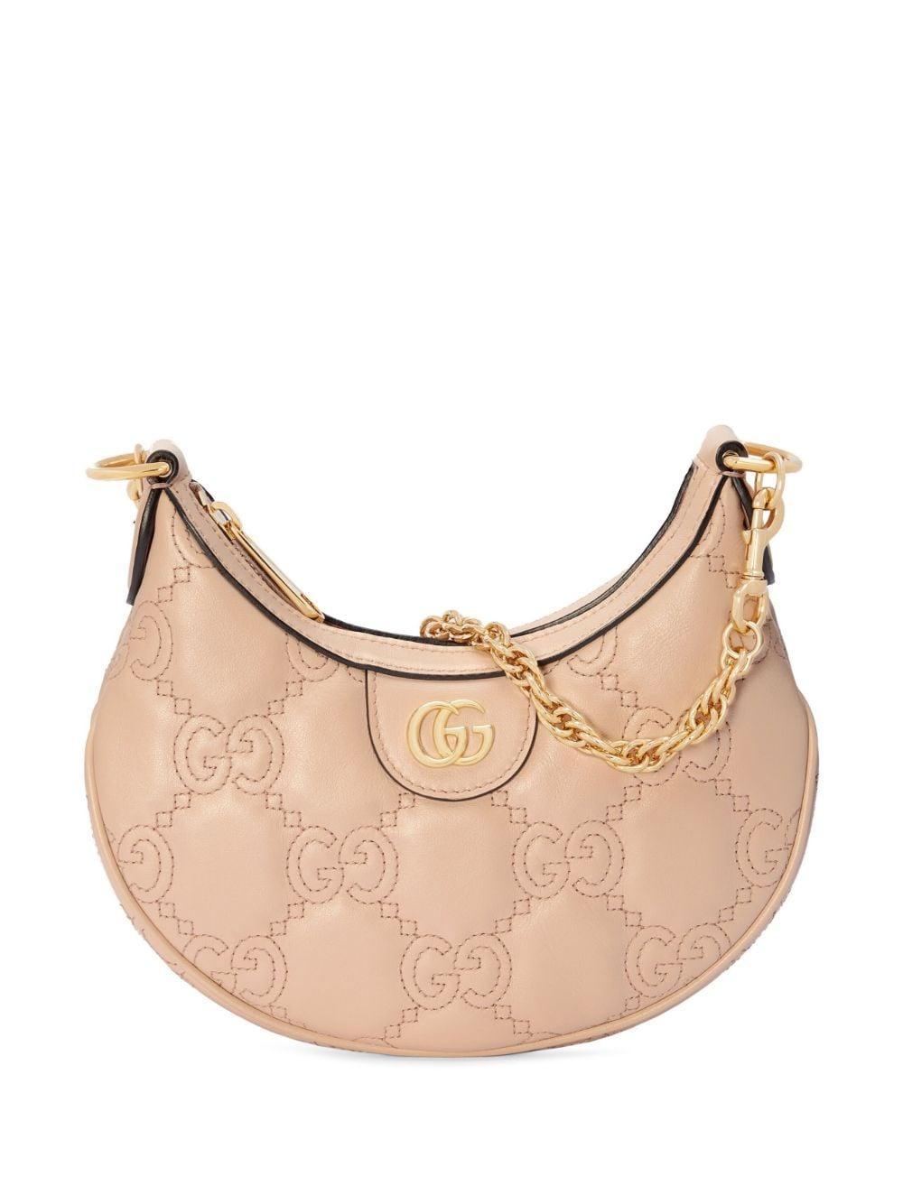 Small Gg-embroidered Shoulder Bag In Light Pink Product Image