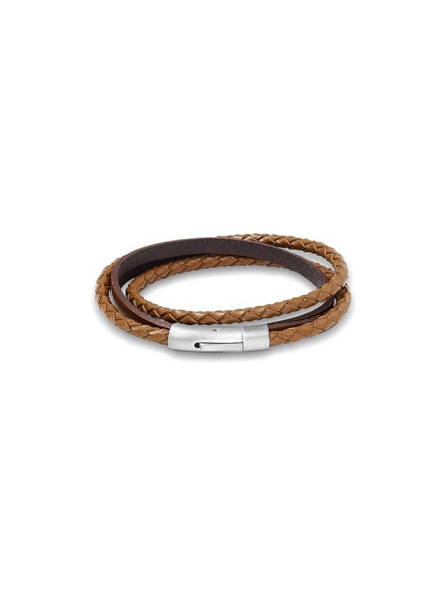 Leather Bracelet - Brown Product Image