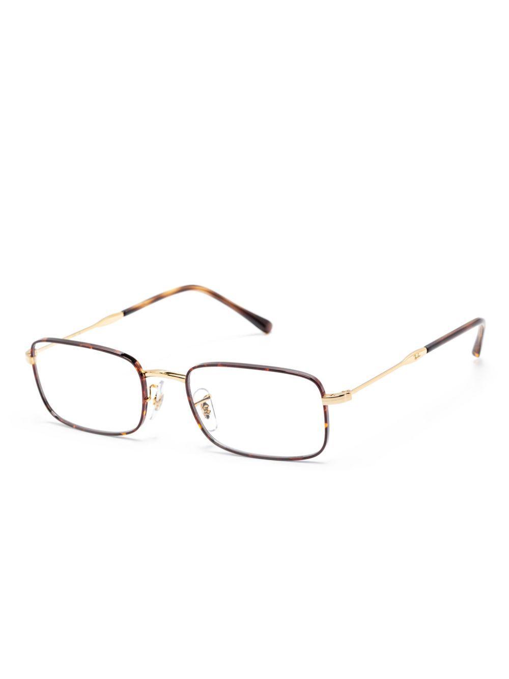 RAY BAN Rx3746v Glasses In Brown Product Image