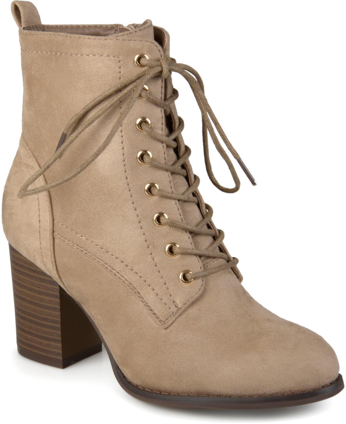 Journee Collection Baylor Womens Block Heel Ankle Boots Product Image