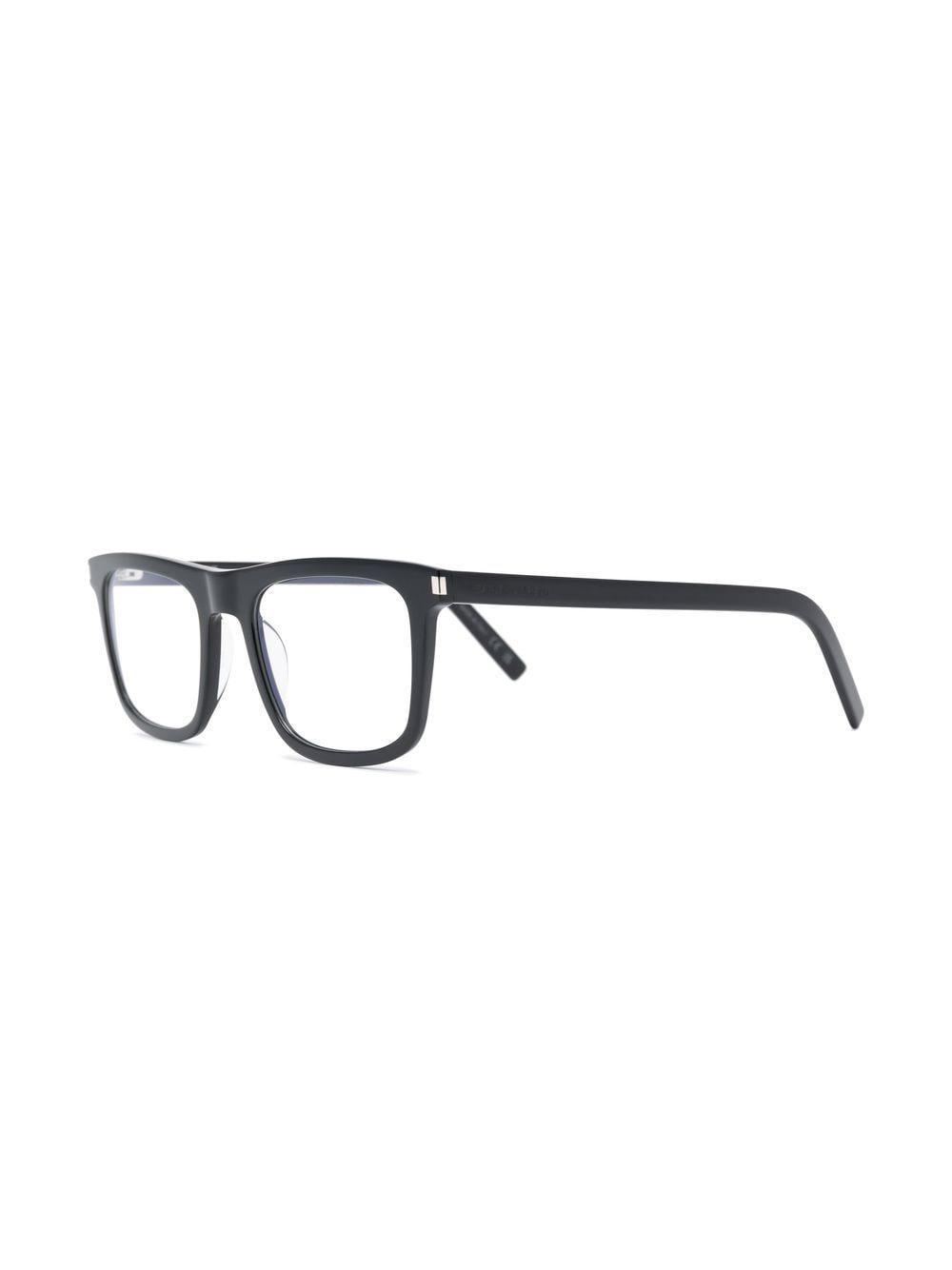 SAINT LAURENT Sl 547 Square-frame Glasses In Black Product Image