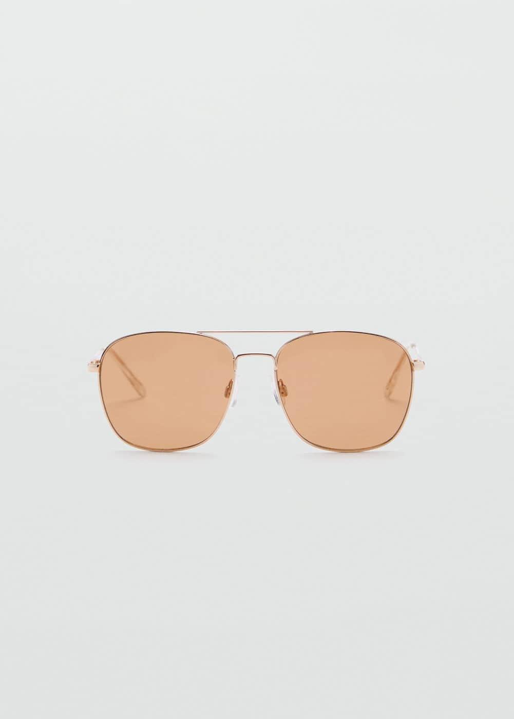 MANGO - Metallic frame sunglasses - One size - Women Product Image