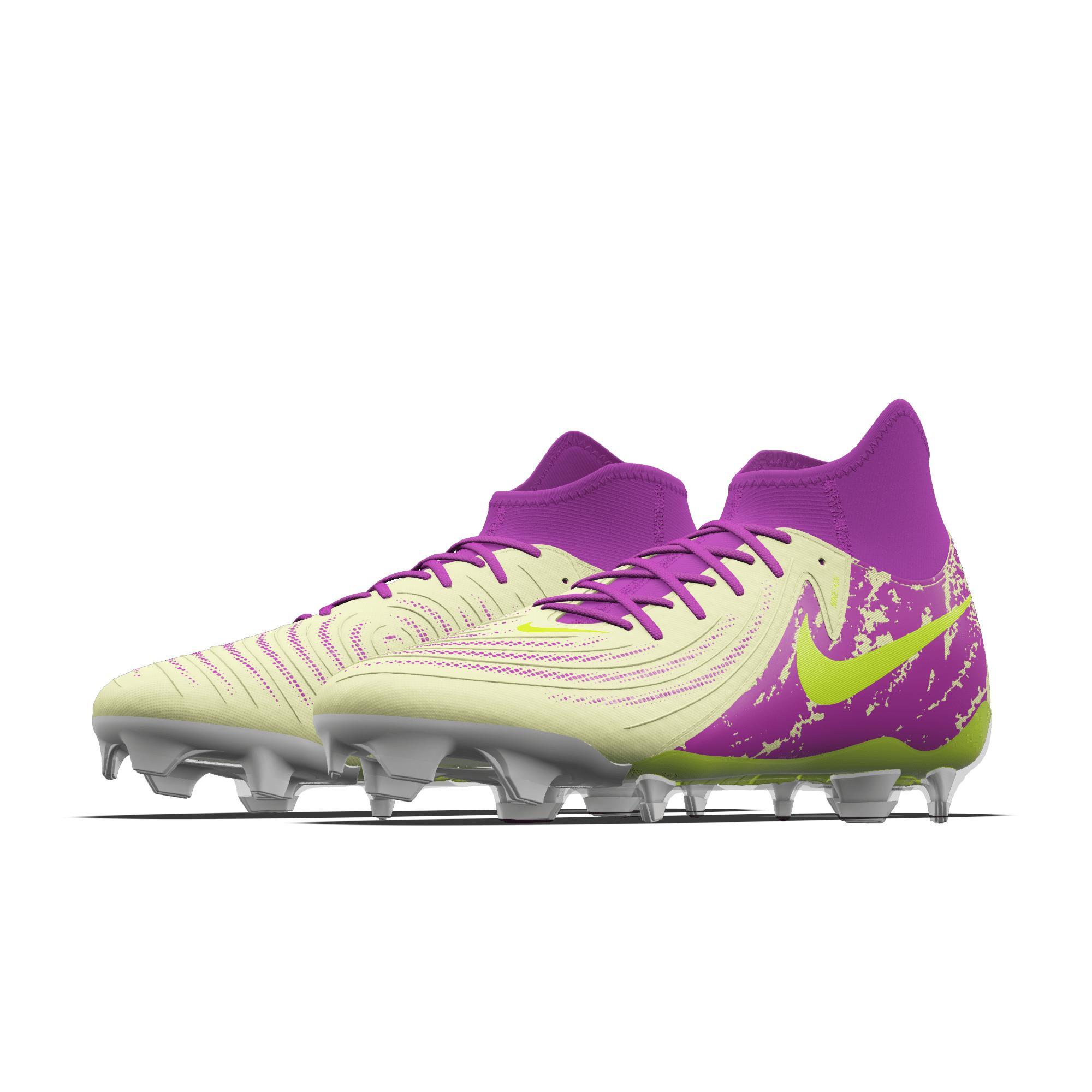 Nike Women's Phantom Luna 2 Academy By You Custom MG High-Top Soccer Cleats Product Image