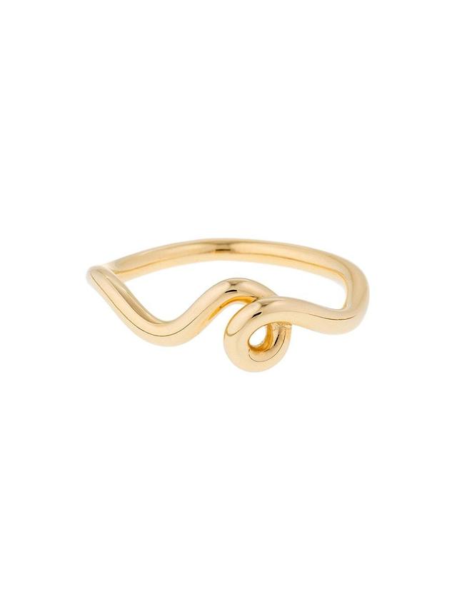 Womens Youre So Gold 9K Twist Ring Product Image