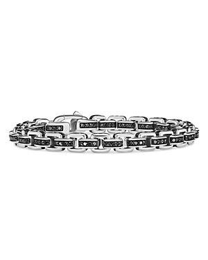 Mens Box Chain Bracelet In Sterling Silver Product Image