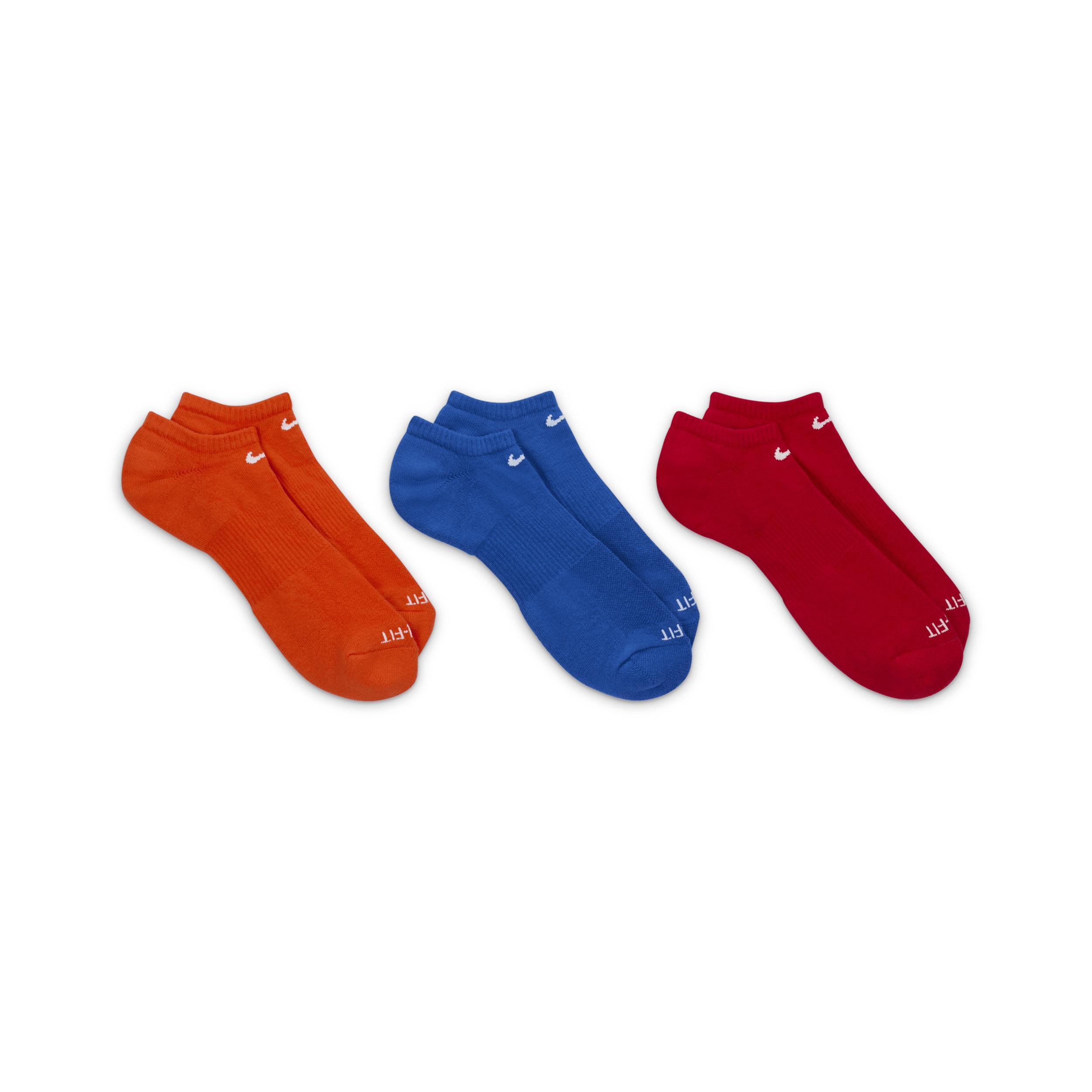 Nike Unisex Everyday Plus Cushion Training No-Show Socks (3 Pairs) Product Image