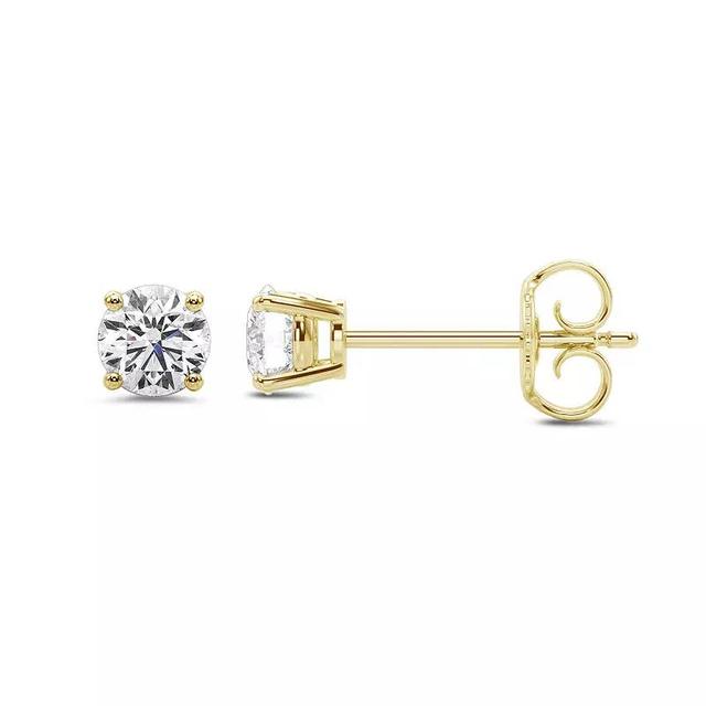 Made For You 10k Gold 2 Carat T.W. Certified Lab Grown Diamond Stud Earrings, Womens Product Image