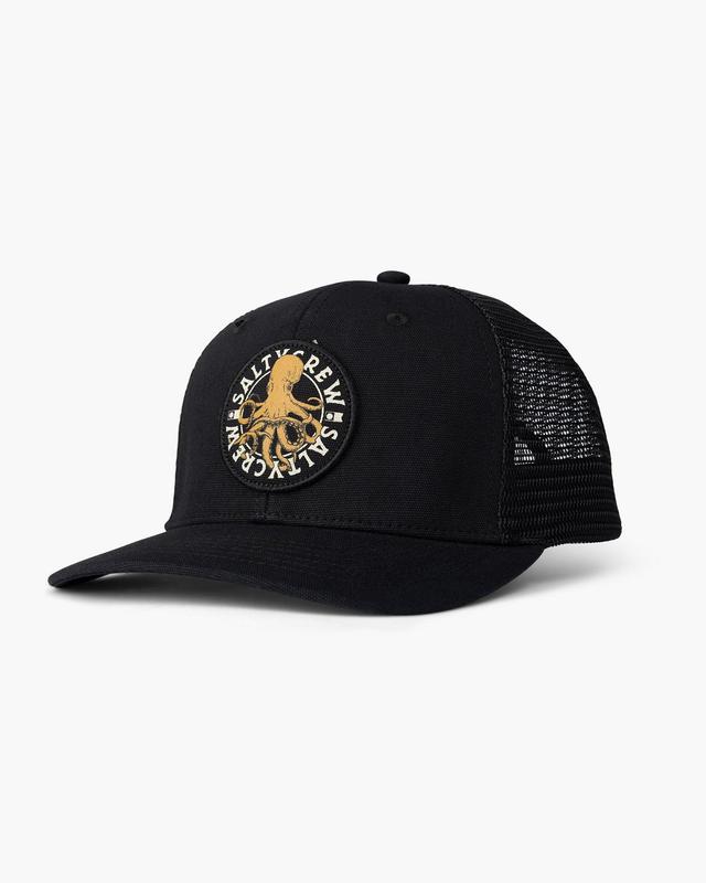 Tentacles Black Retro Trucker Male Product Image