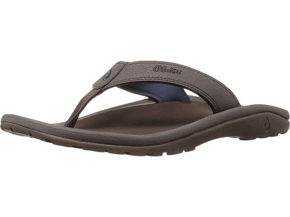 OluKai Ohana (Dark Wood/Dark Wood) Men's Sandals Product Image