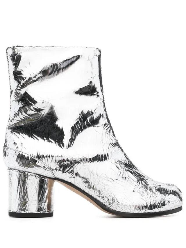 70mm Metallic Ankle Boots Product Image