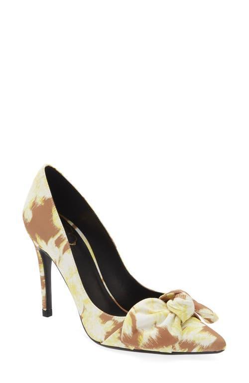 Ted Baker London Ryana Tapestry Pointed Toe Bow Pump Product Image