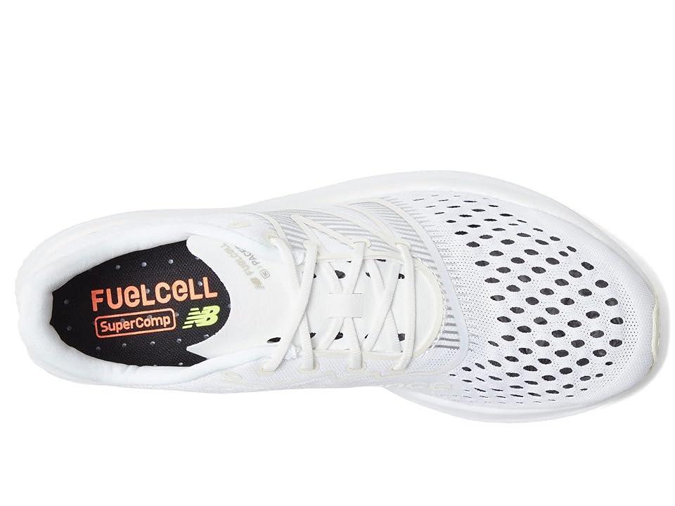 New Balance FuelCell SuperComp Pacer (White/White Iridescent) Men's Shoes Product Image