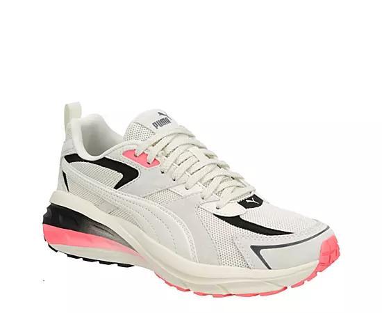 Womens PUMA Hypnotic LS Athletic Shoe - Vapor Gray / Black / Neon Coral Product Image