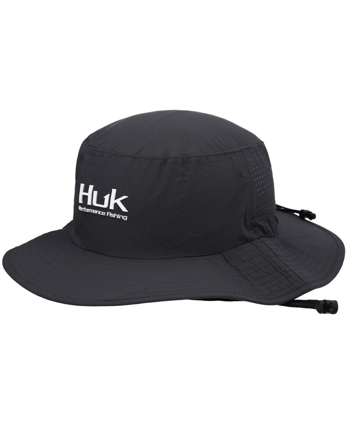 Mens Huk Graphite Solid Boonie Bucket Hat Product Image