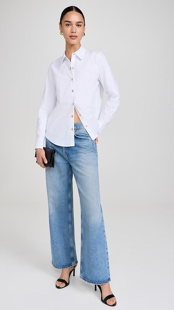 L'AGENCE Ellery Long Sleeve Blouse | Shopbop Product Image