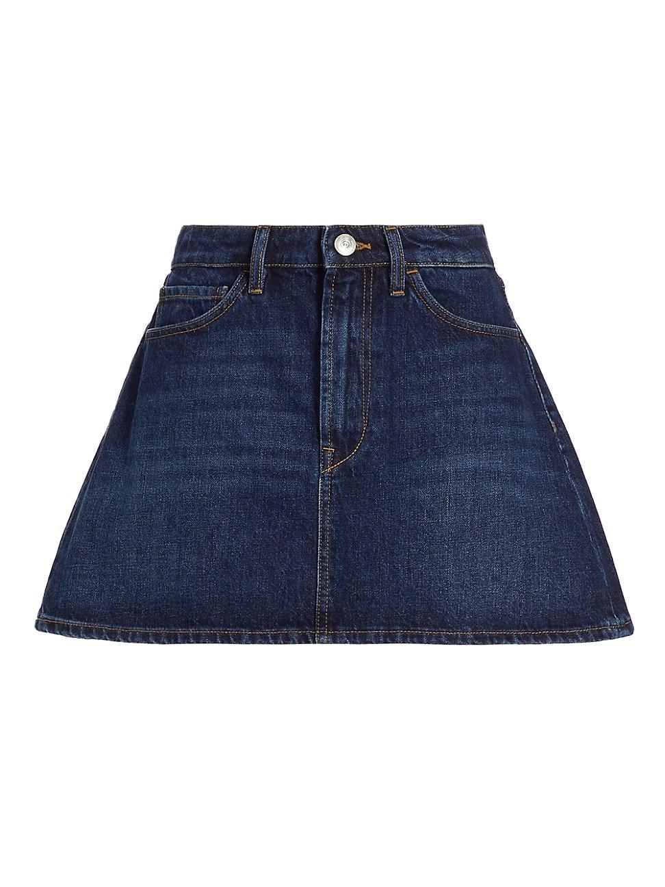 Womens Celine Denim Miniskirt product image