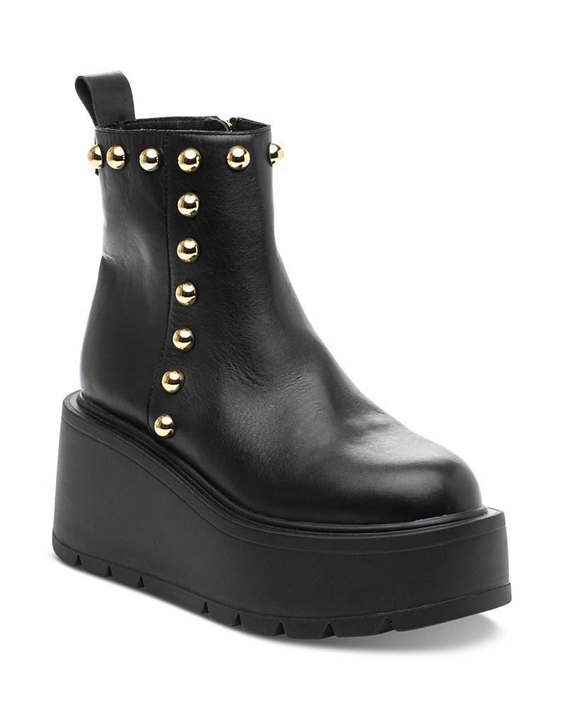 J/Slides Womens Viceroy Studded Platform Booties Product Image