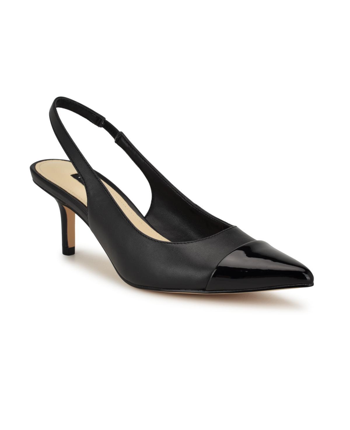 Nine West Womens Awaie Pointy Toe Dress Slingback Pumps Product Image