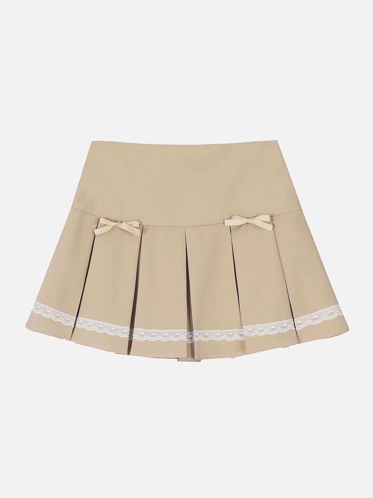 Aelfric Eden Butterfly Pin Pleated Skirt Female Product Image