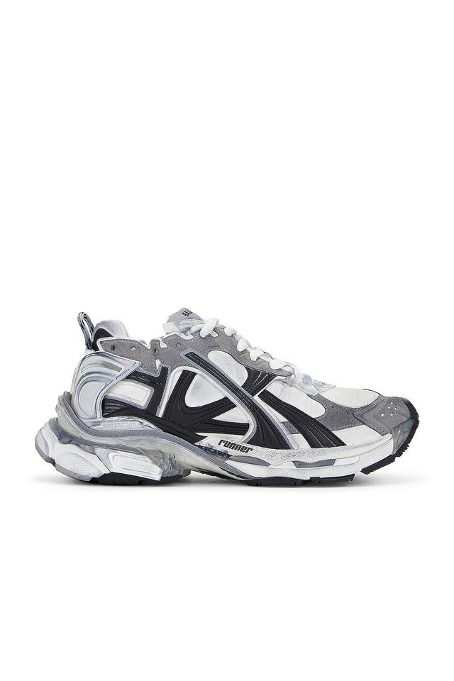 Balenciaga Runner Sneaker in Grey  White  & Black - White. Size 42 (also in 44, 45). Product Image