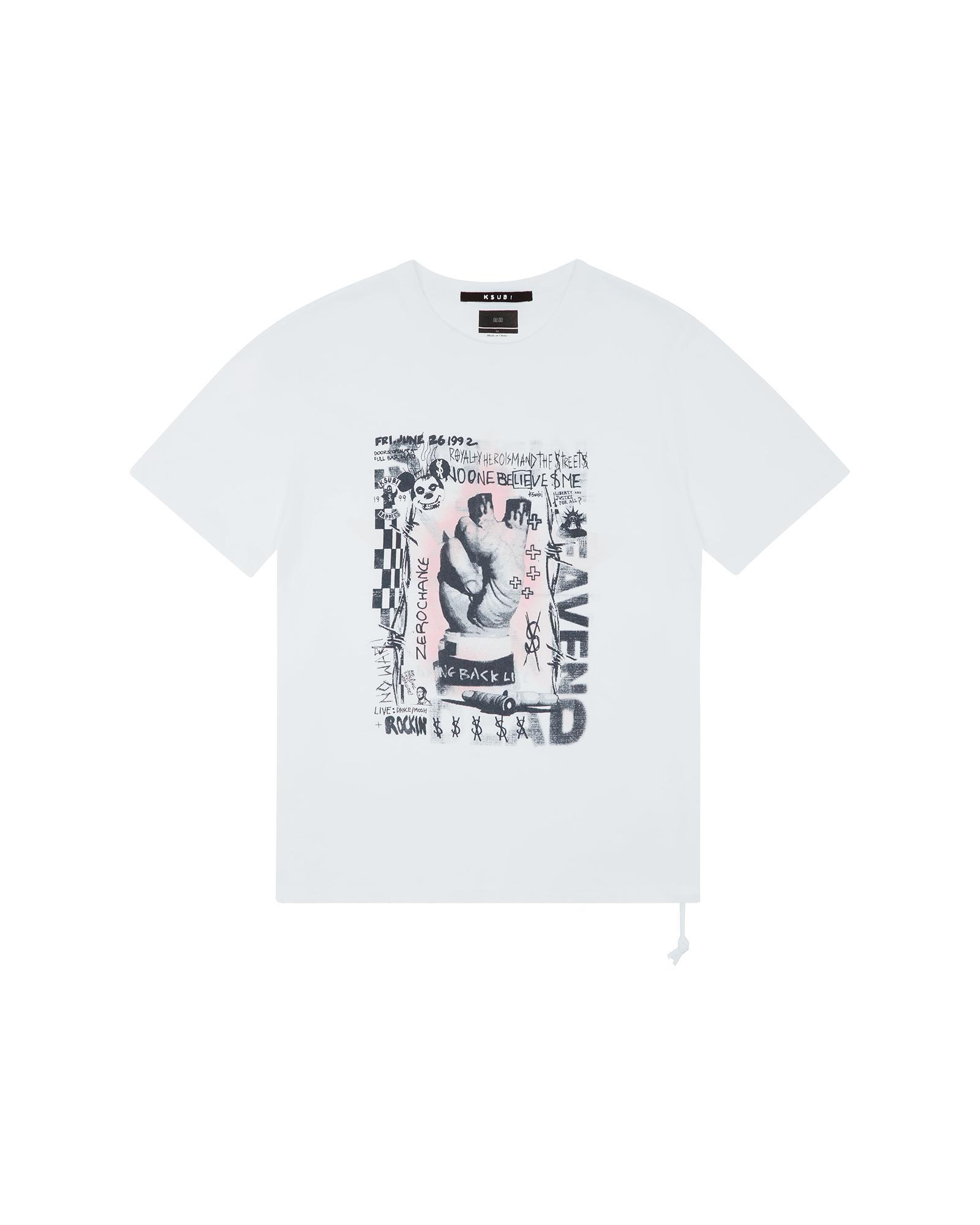 IDOLS KASH SS TEE VINTAGE WHITE Male Product Image