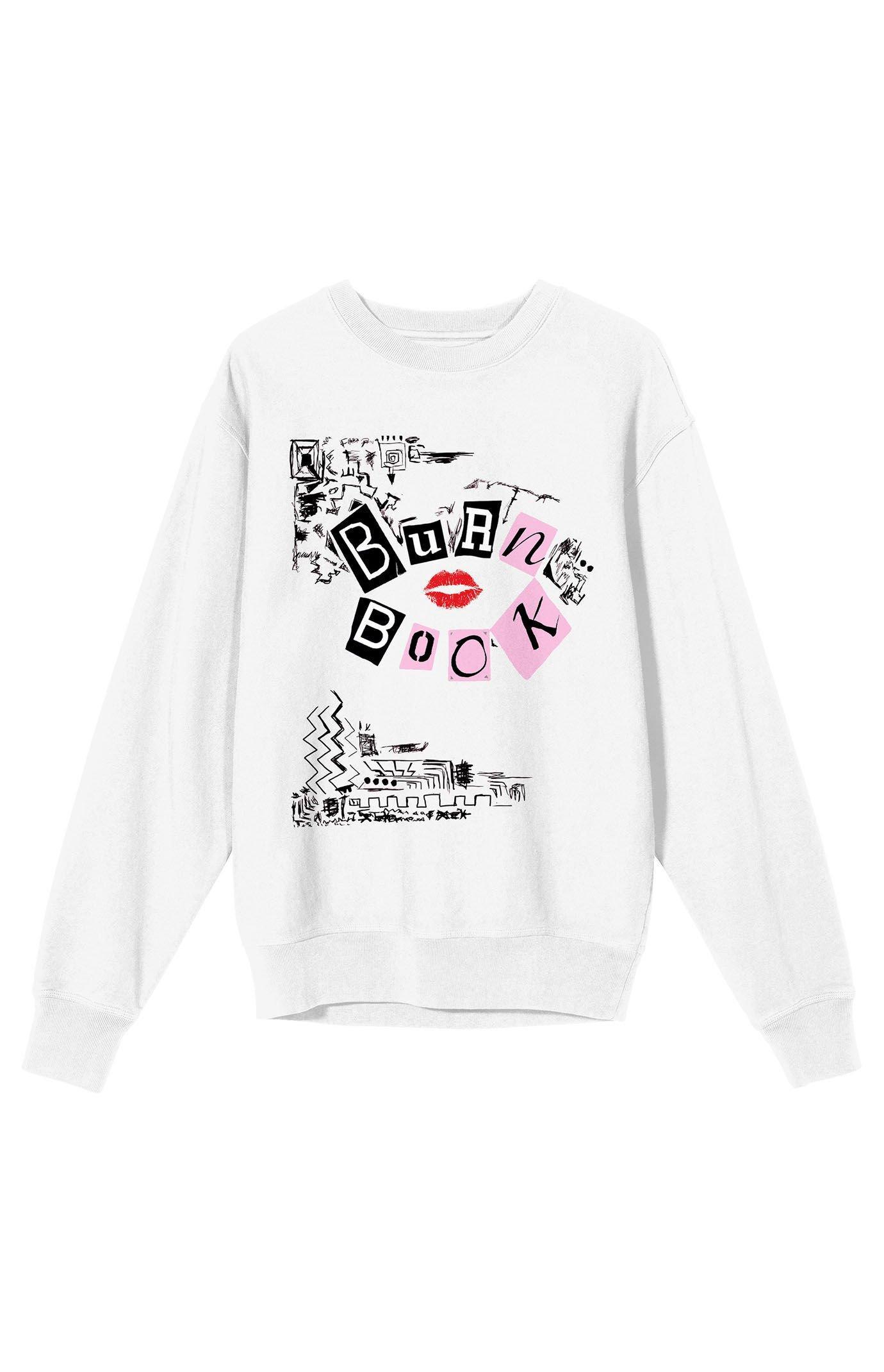 Women's Mean Girls Burn Book Crew Neck Sweatshirt product image