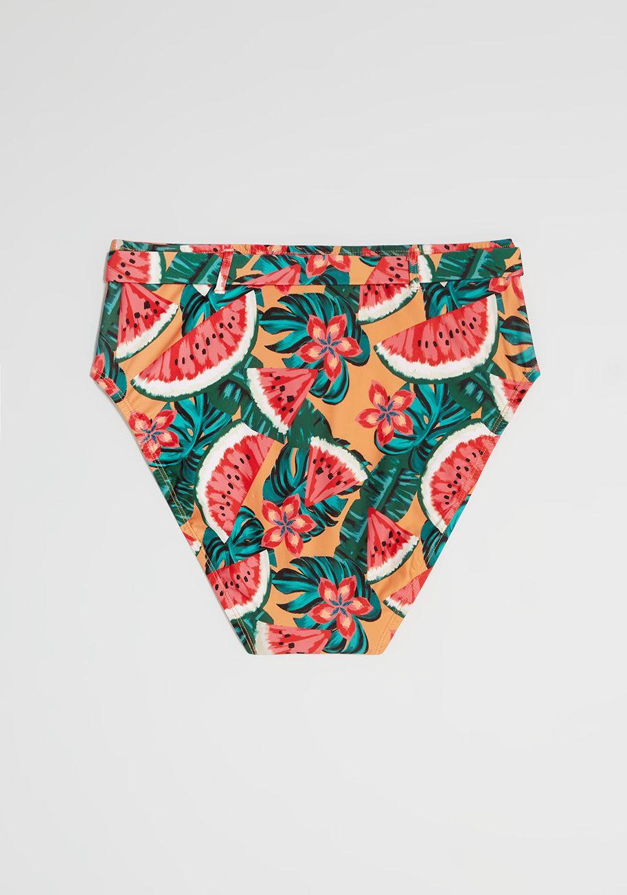 Boardwalk Bliss High-Waisted Bikini Bottom Product Image