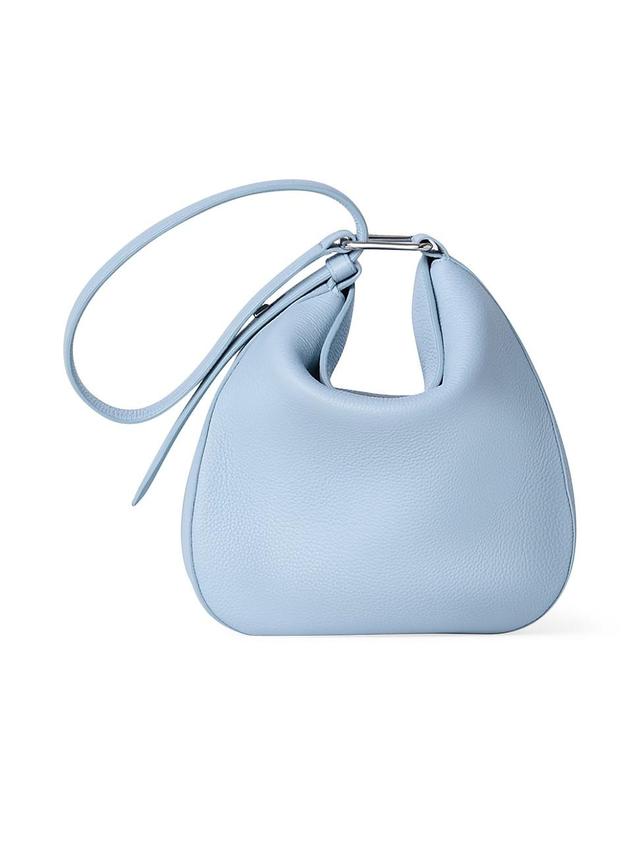 Womens Little Anna Leather Hobo Bag Product Image