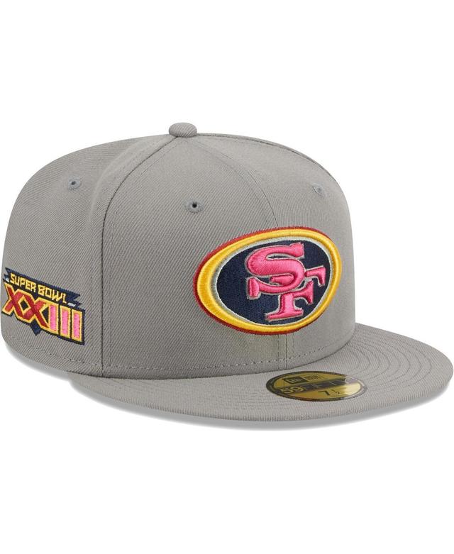 Mens New Era Gray San Francisco 49ers Color Pack 59FIFTY Fitted Hat Product Image