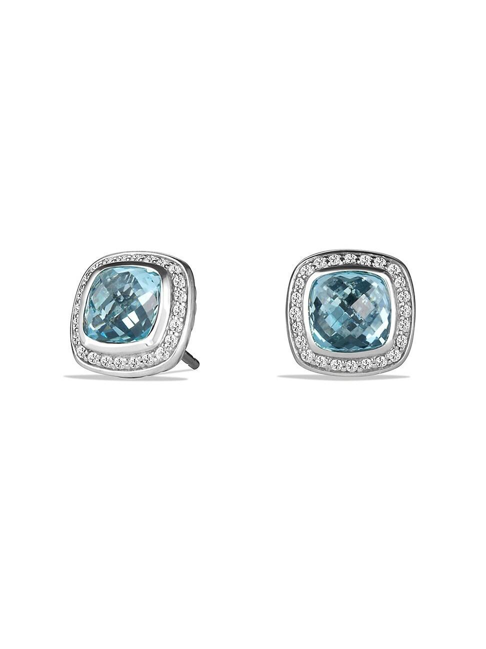 Womens Albion Earrings with Gemstone & Diamonds Product Image