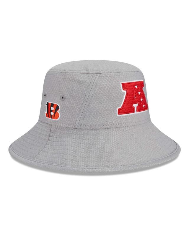 Mens New Era Gray Cincinnati Bengals 2024 Pro Bowl Bucket Hat Product Image