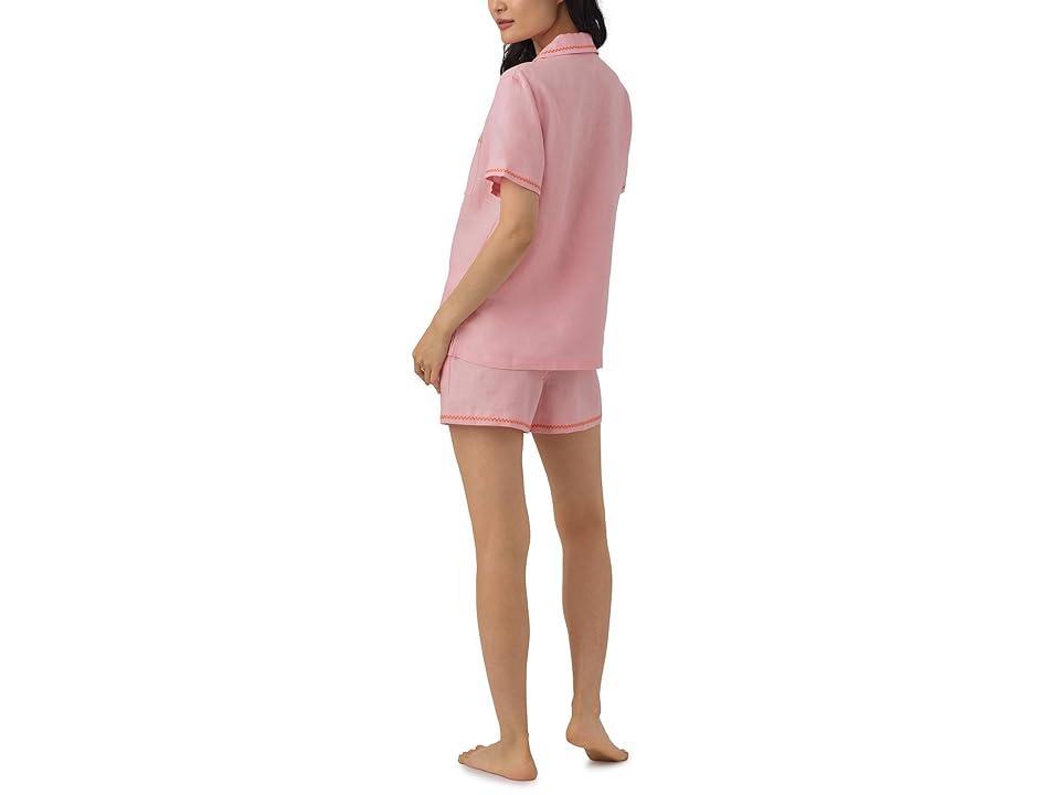 Bedhead PJs Organic Cotton Classic Short PJ Set (Orchid Pink) Women's Pajama Sets Product Image