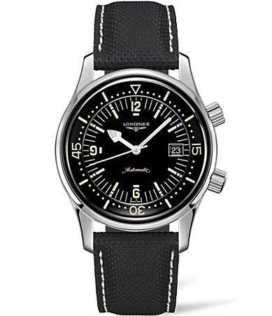 Longines Legend Diver Automatic Black Dial Mens Watch L37744500 Product Image