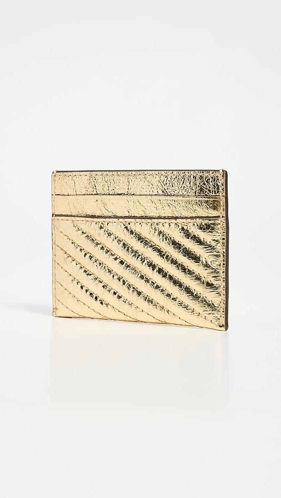 Tory Burch Kira Metallic Moto Quilt Card Case | Shopbop Product Image