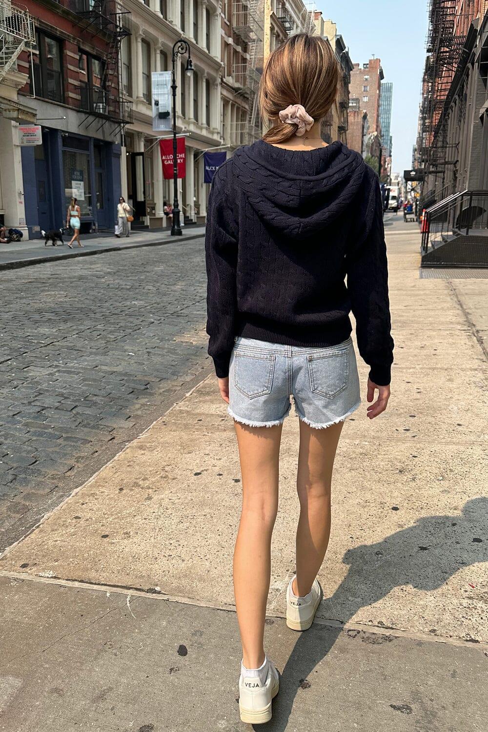 Ayla Cable Knit Hoodie Product Image