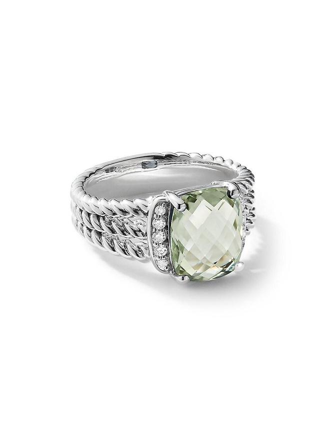 Womens Petite Wheaton Ring With Pav Diamonds Product Image