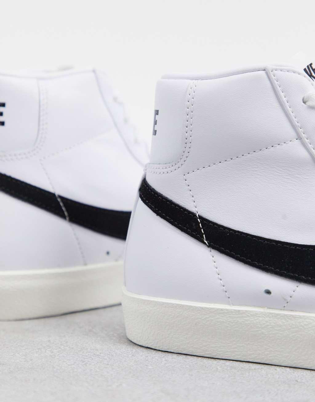 Nike Womens Nike Blazer Mid - Womens Shoes Sail/White/Black Product Image