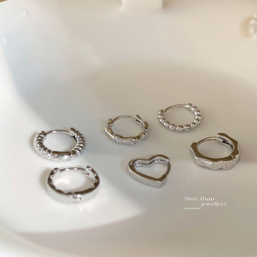 Alloy Huggie Earring (Various Designs) Product Image