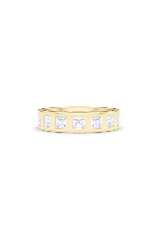 HauteCarat Mens Asscher Cut Lab Created Diamond In the Band Ring Product Image