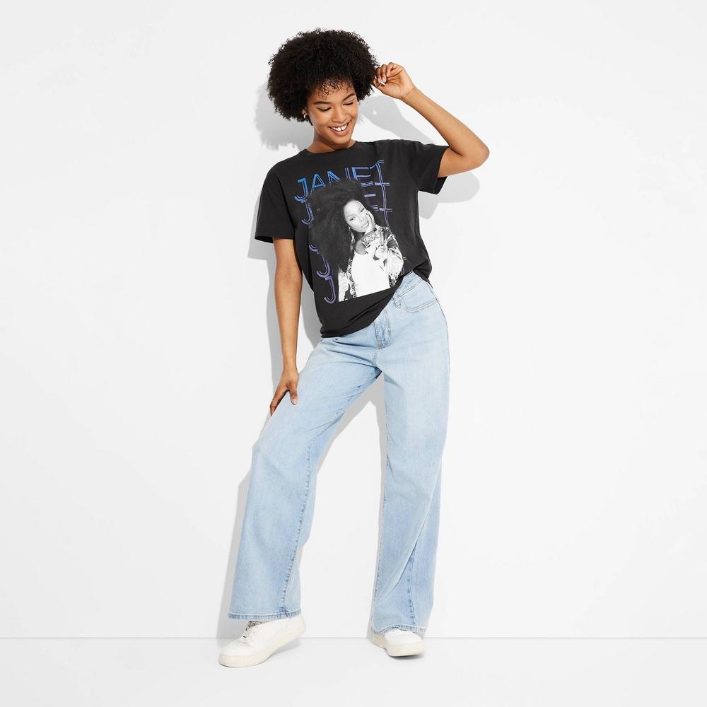 Womens Janet Jackson Short Sleeve Graphic T-Shirt Product Image