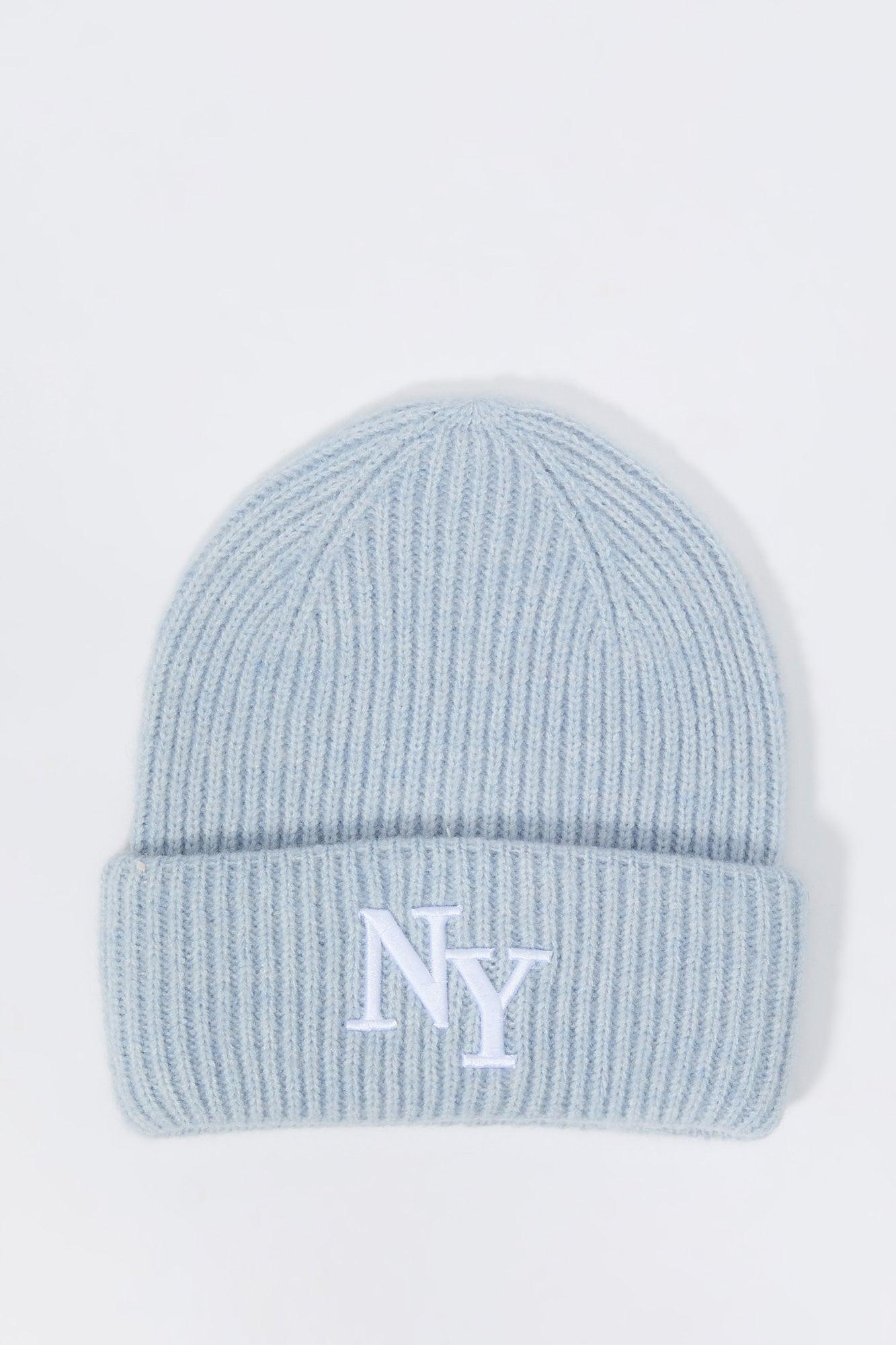 NY Embroidered Knit Beanie Female Product Image