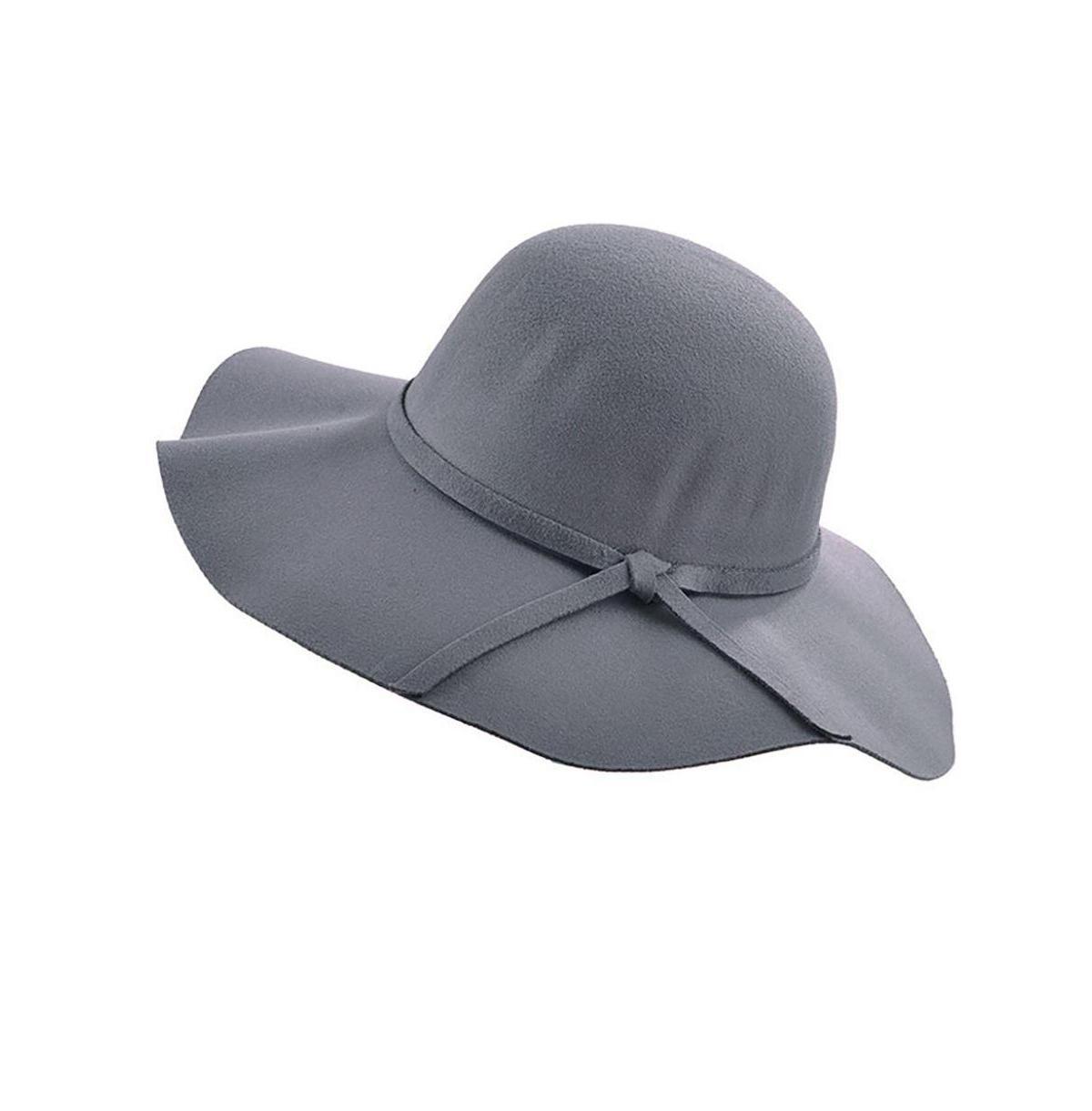 Haute Edition Womens Felt Wool Blend Floppy Hat Product Image