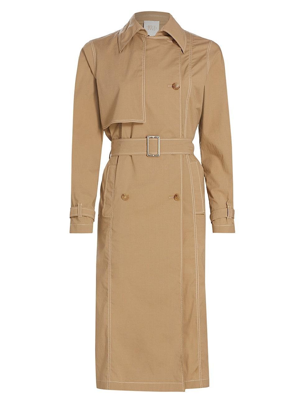 Womens Last Night Cotton-Blend Trench Coat Product Image