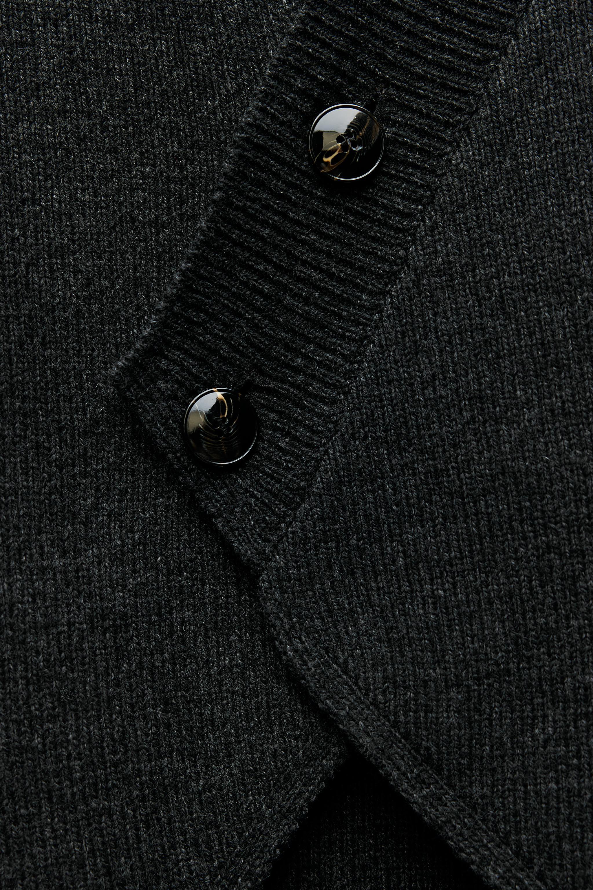 CUT OUT WOOL BLEND JACKET Product Image